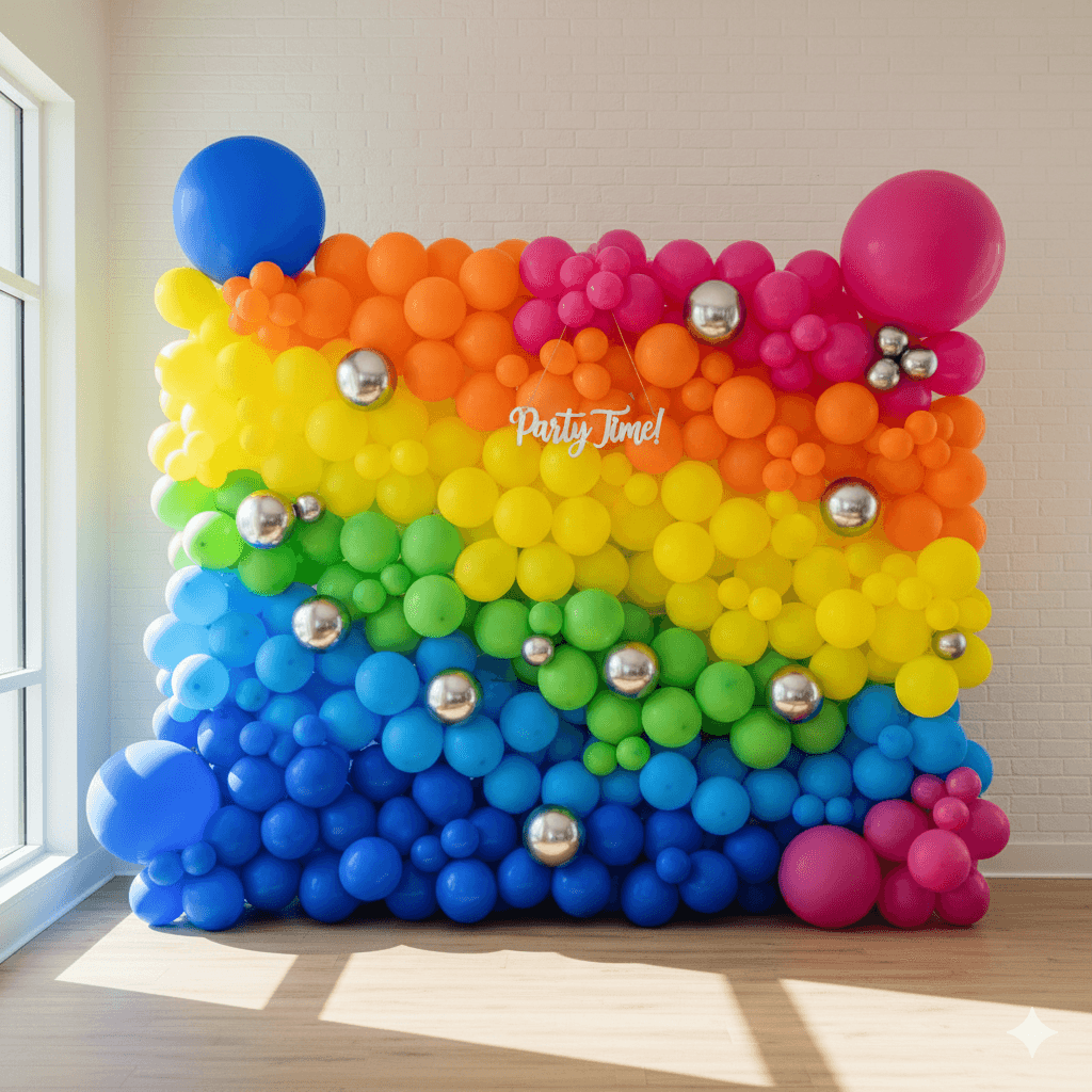Balloon backdrops in Salt Lake City—event photo backdrops and balloon walls