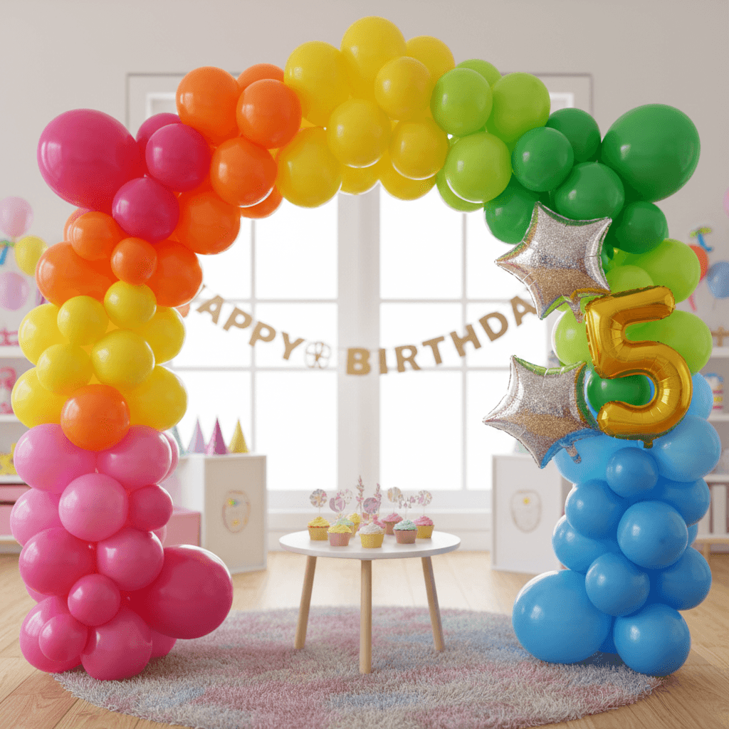 Birthday balloon decor - party balloons and arches in Salt Lake County, Utah